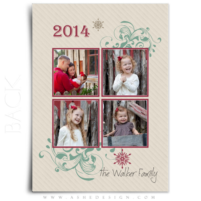 Ashe Design  Christmas Magic - 5x7 Flat Holiday Card – AsheDesign